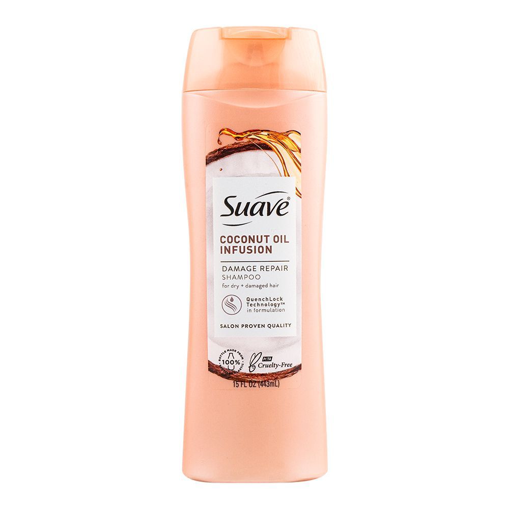 Suave Coconut Oil Infusion Damage Repair Shampoo, 443ml