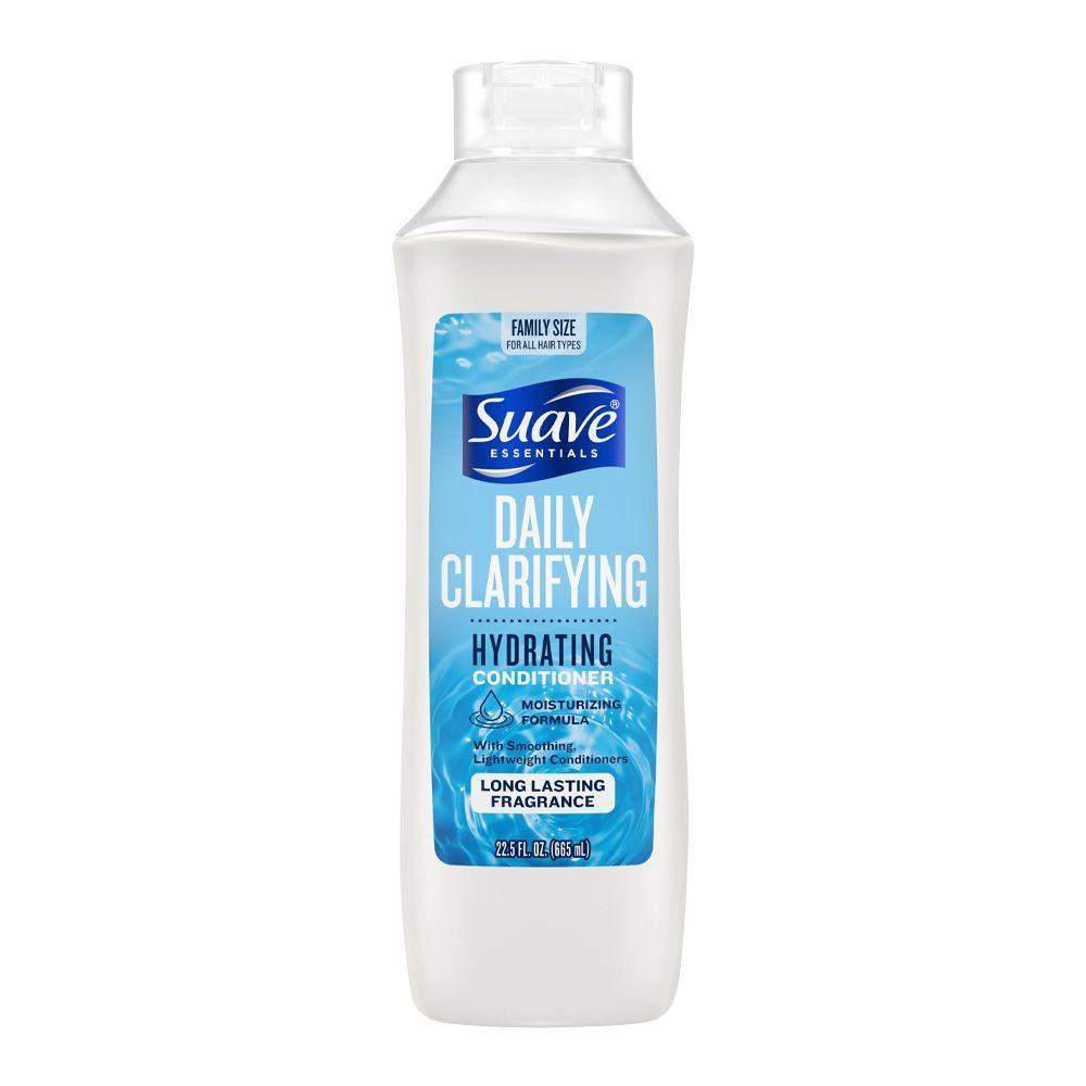 Suave Essentials Daily Clarifying Cleansing Conditioner, For All Hair Types, 665ml