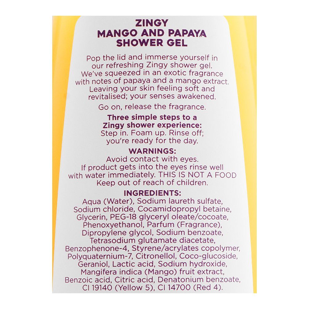 Buy Boots Zingy Mango And Papaya Shower Gel 250ml Online At Special Price In Pakistan Naheedpk 3245