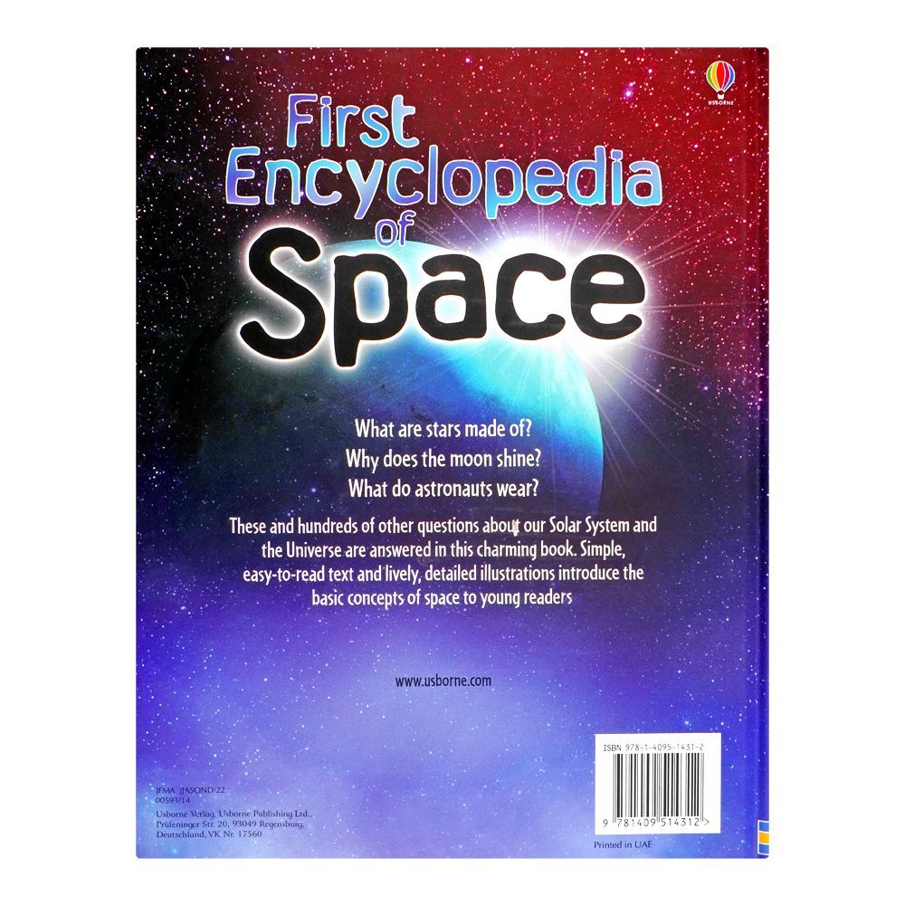 Purchase Usborne: First Encyclopedia Of Space, Book Online at Special ...