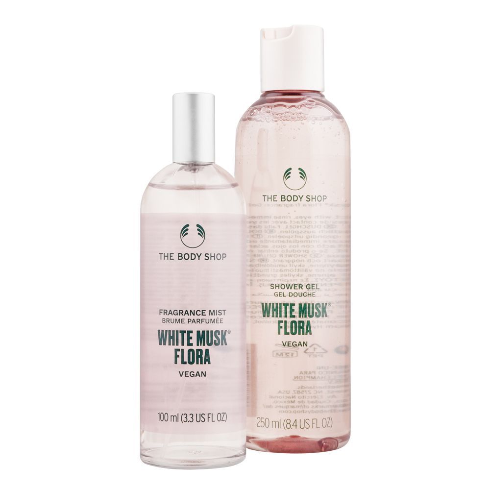 The Body Shop Uplifting White Musk Flora Duo Shower Gel + Fragrance Mist, 19548
