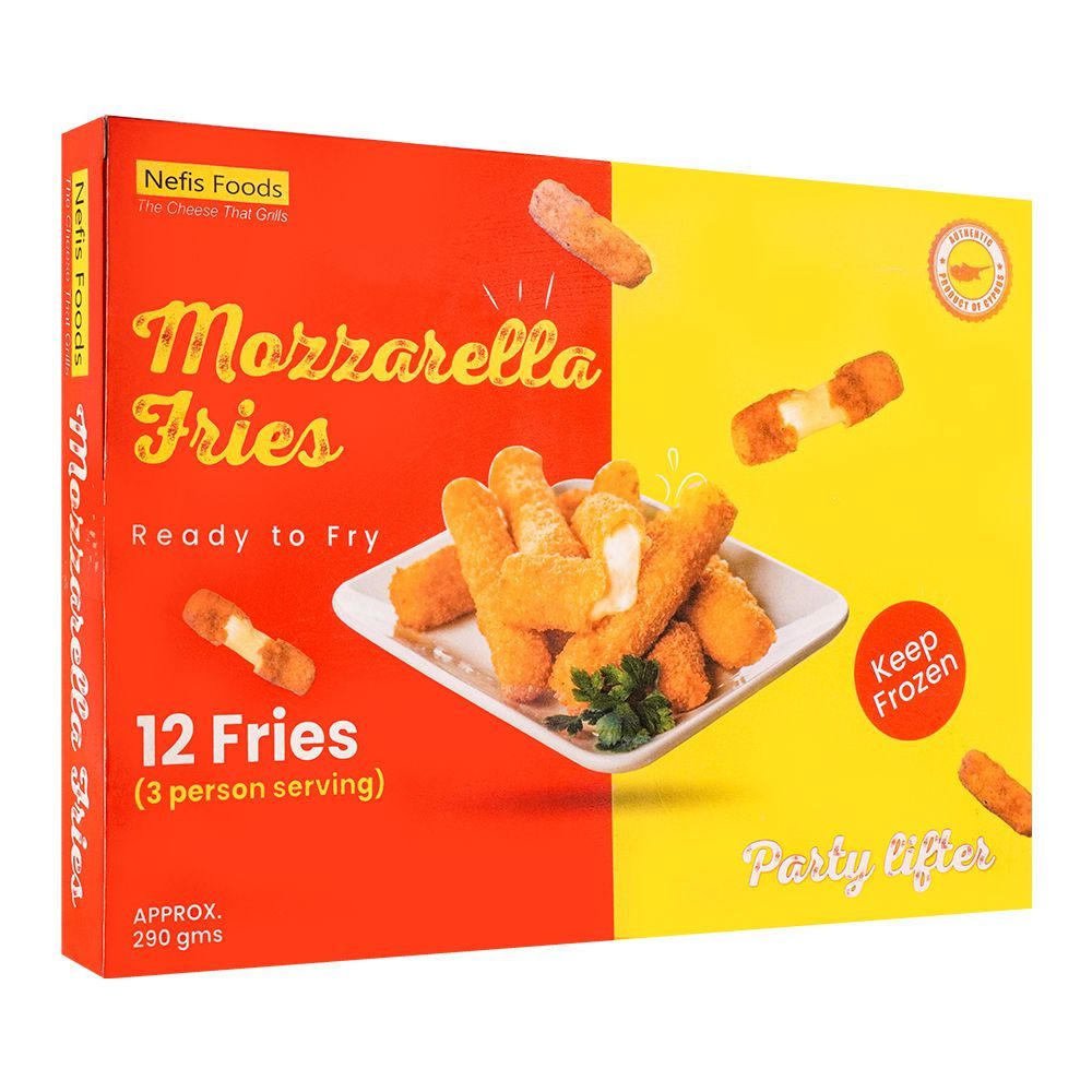 Nefis Foods Mozzarella Fries Party Lifter, 12-Pack, 290g