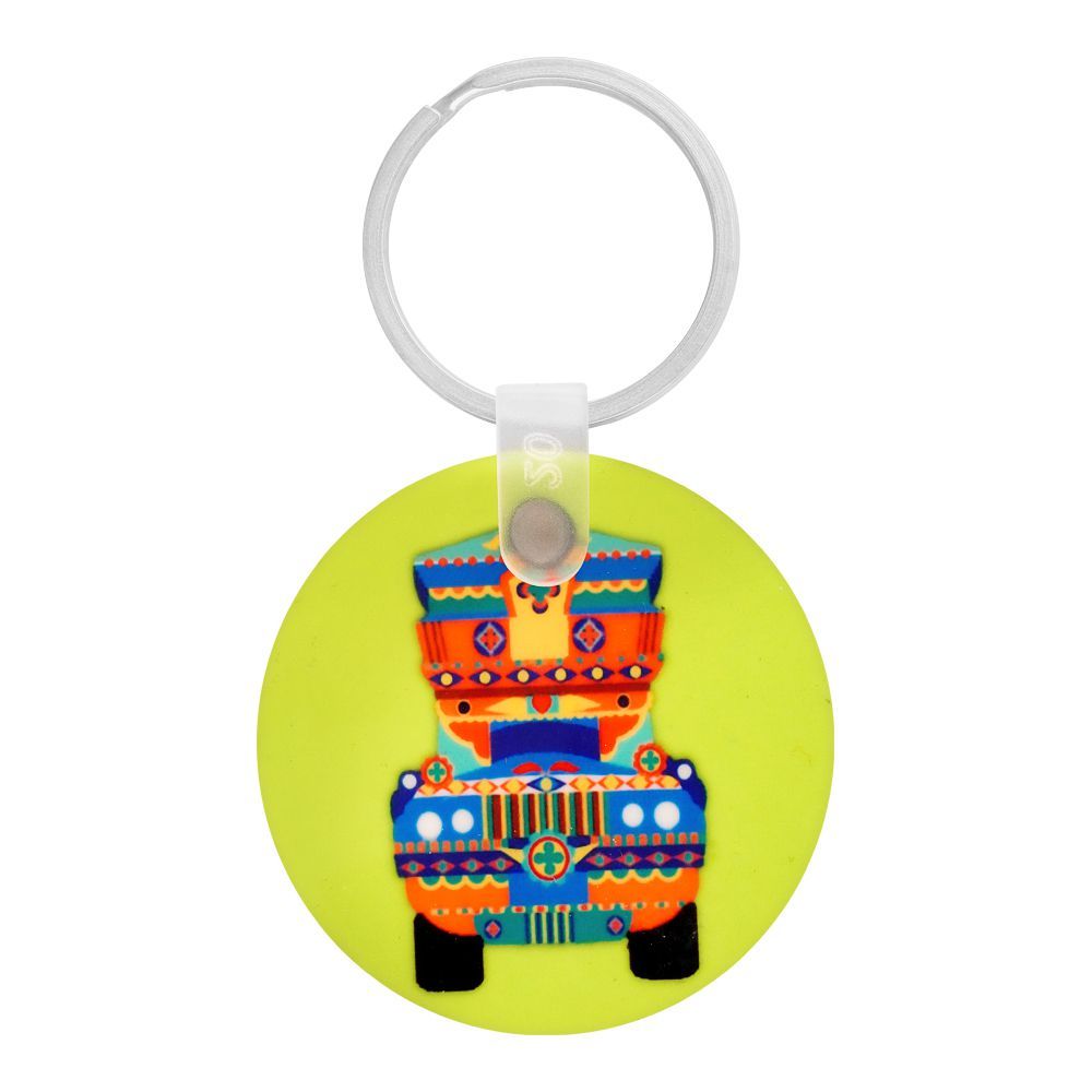 Star Shine Truck Art, Truck 01 Keychain Round, Key06