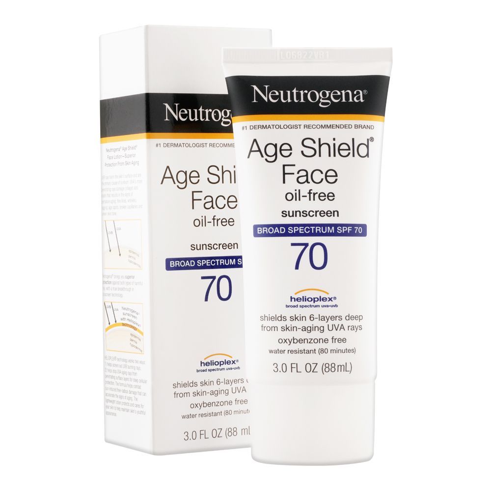 Neutrogena Age Shield Face Oil-Free Sunscreen, SPF-70, 88ml