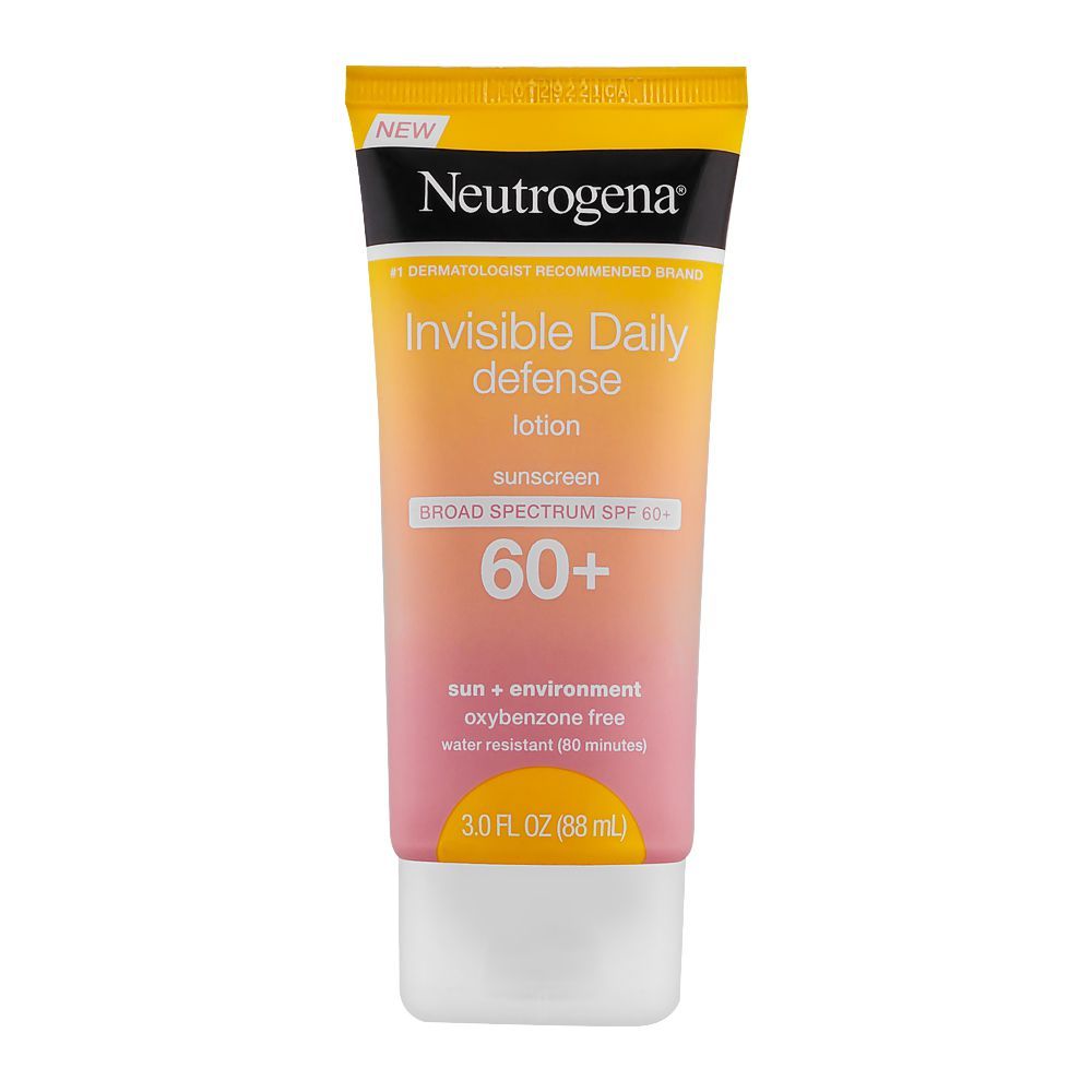 Neutrogena Invisible Daily Defense Lotion Sunscreen, SPF-60, 88ml