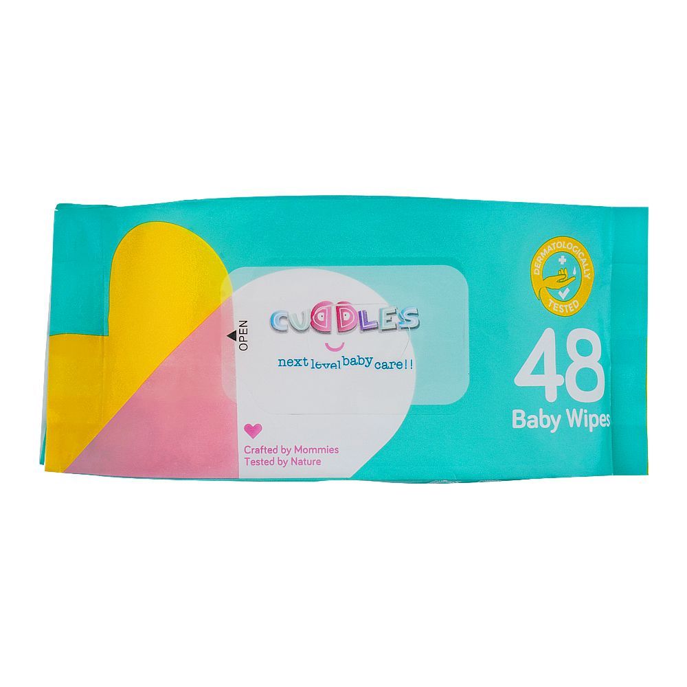 Cuddles Cloth-Like Baby Wipes, 48-Pack