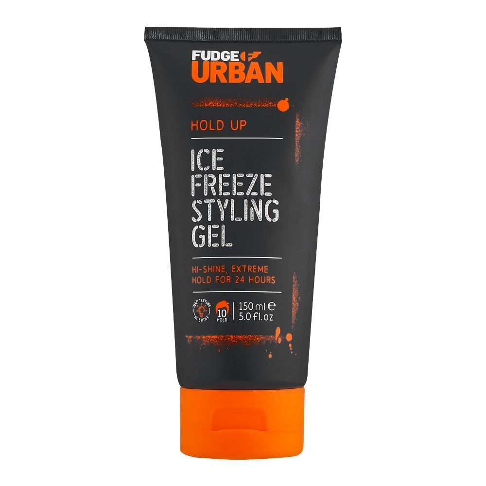 Urban Fudge Hold Up Ice Freeze Styling Gel, Extreme Hold For 24 Hours, 150ml