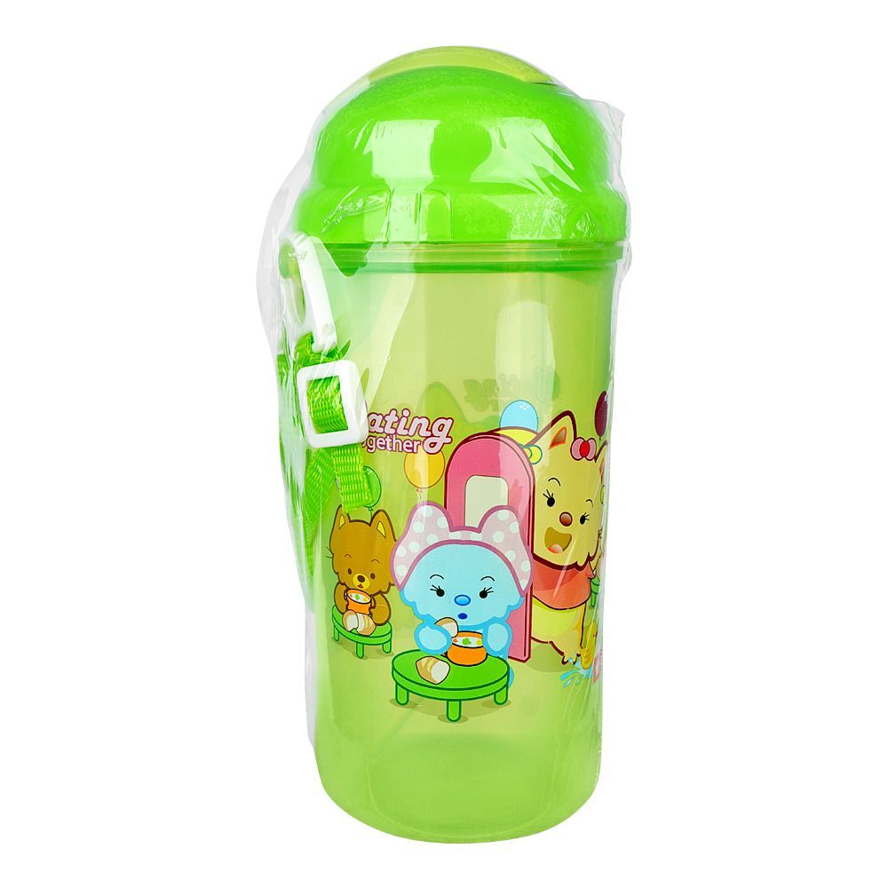 Lion Star Plastic Ascot Water Bottle, 650ml, Green, NN-20