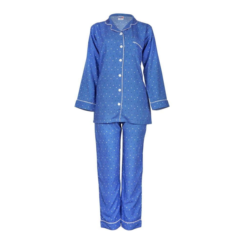 Basix Women Loungewear, Blue Miniature Galaxy, 2-Pack Set, LW-581