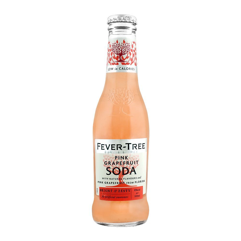 Fever Tree Pink Grape Fruit Soda, 200ml