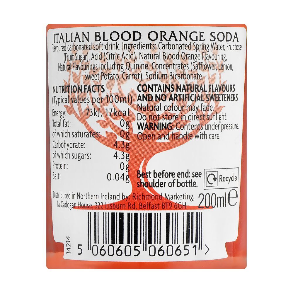 Buy Fever Tree Italian Blood Orange Soda, 200ml Online at Special Price ...