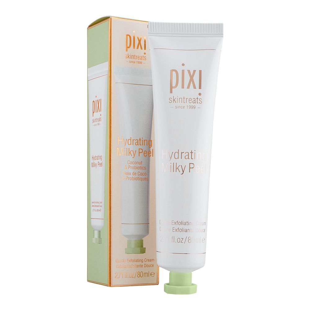 Pixi Skintreats Coconut & Probiotics Hydrating Milky Peel Gentle Exfoliating Cream, 80ml