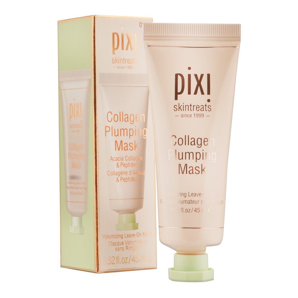 Pixi Skintreats Acacia Collagen & Peptides Collagen Plumping Volumizing Leave-On Mask, 45ml