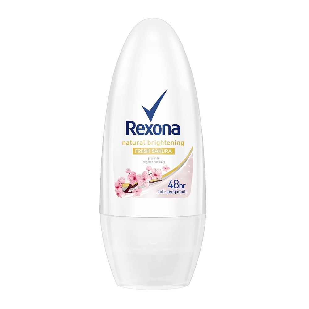 Rexona Natural Brightening Fresh Sakura 48 Hours Anti-Perspirant Roll On, 50ml