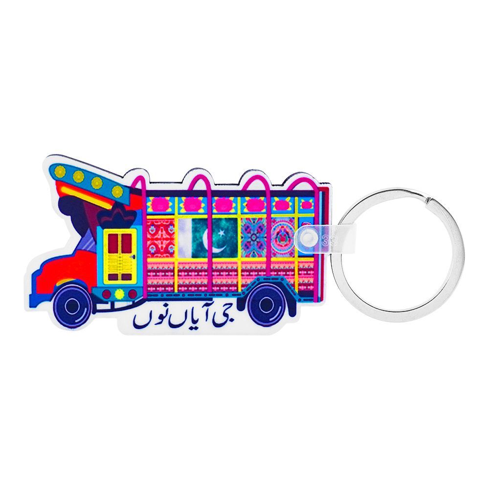 Star Shine  Truck (Jee Aya Nu) Keychain