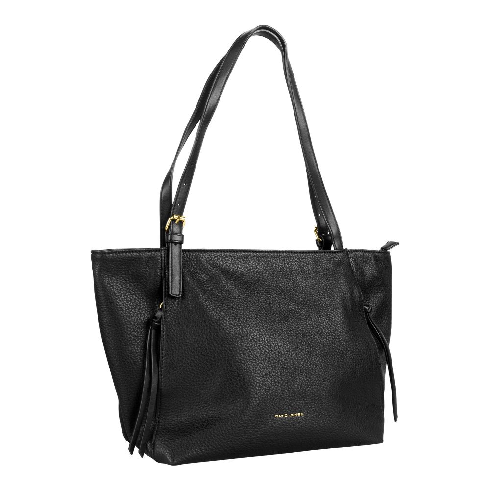 D-J Tote Style Hand Bag, Black, 69203