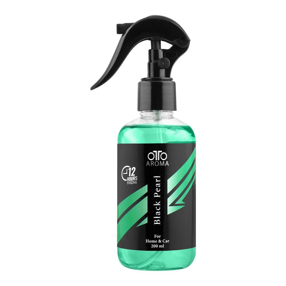 Otto Aroma Home & Car Air Freshener, Black Pearl Spray, 200ml