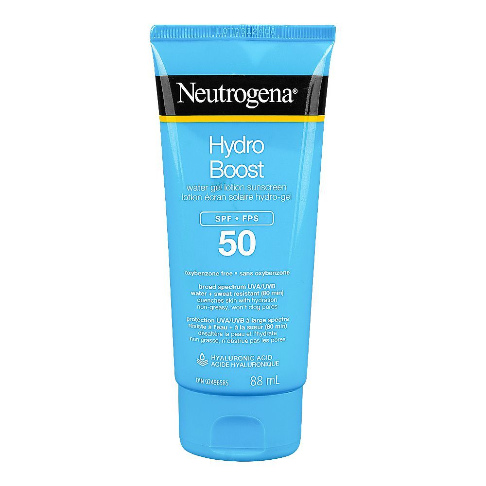 Neutrogena Hydro Boost Water Gel Sunscreen Lotion, SPF-50, 88ml