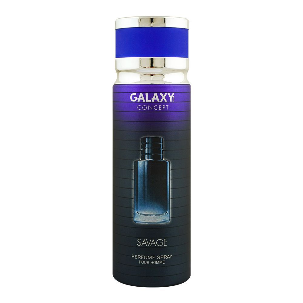 Galaxy Concept Savage Pour Homme Perfume Body Spray, For Men, 200ml