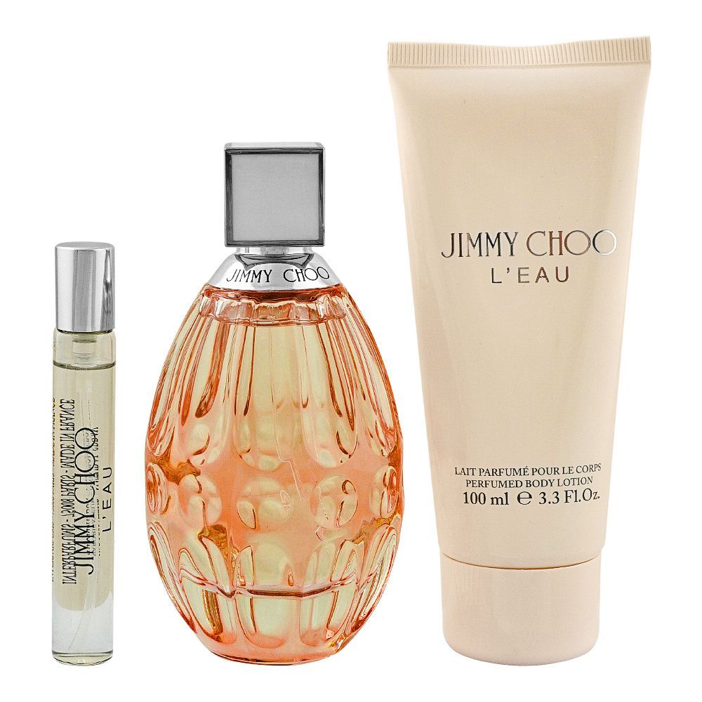 Jimmy Choo L'Eau Eau De Toilette 90ml + Body Lotion 100ml + Natural Spray 25 Set