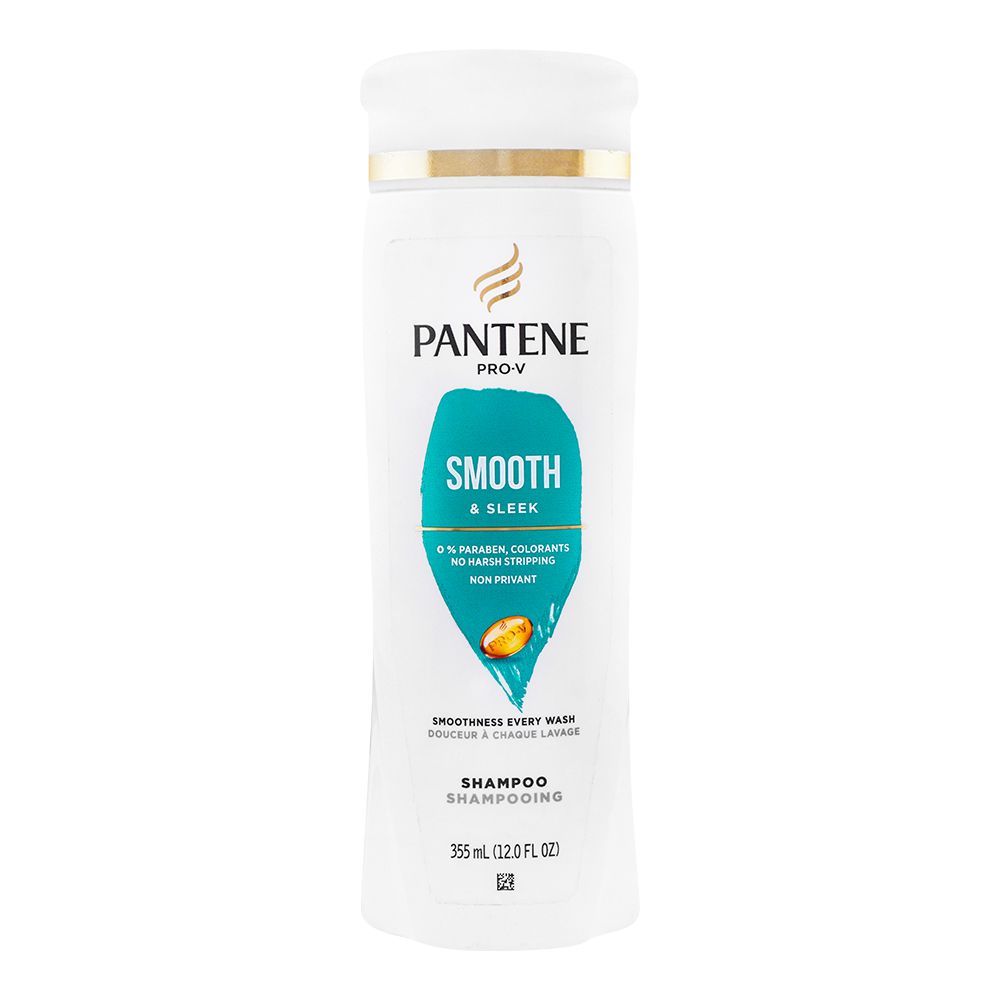 Pantene Pro-V Smooth & Sleek Shampoo, 355ml