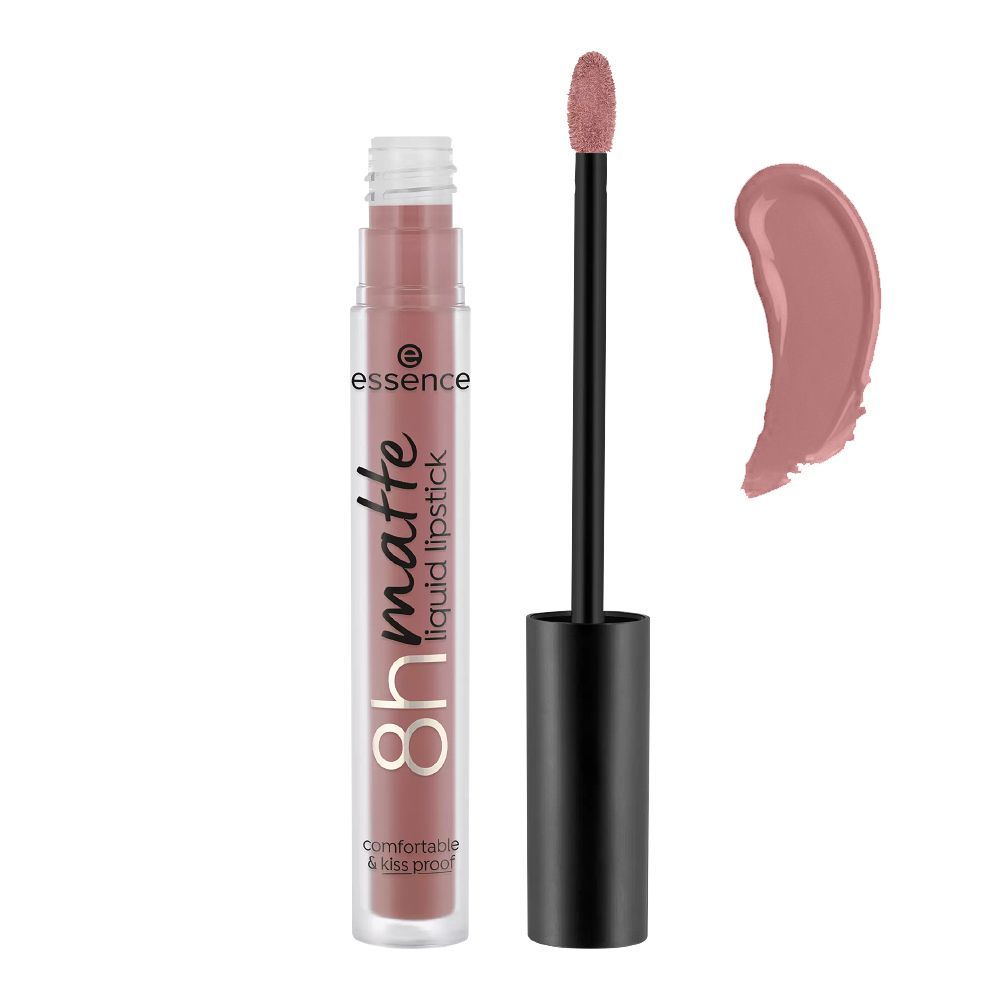 Essence 8H Matte Liquid Lipstick, 02, Silky Hazelnut