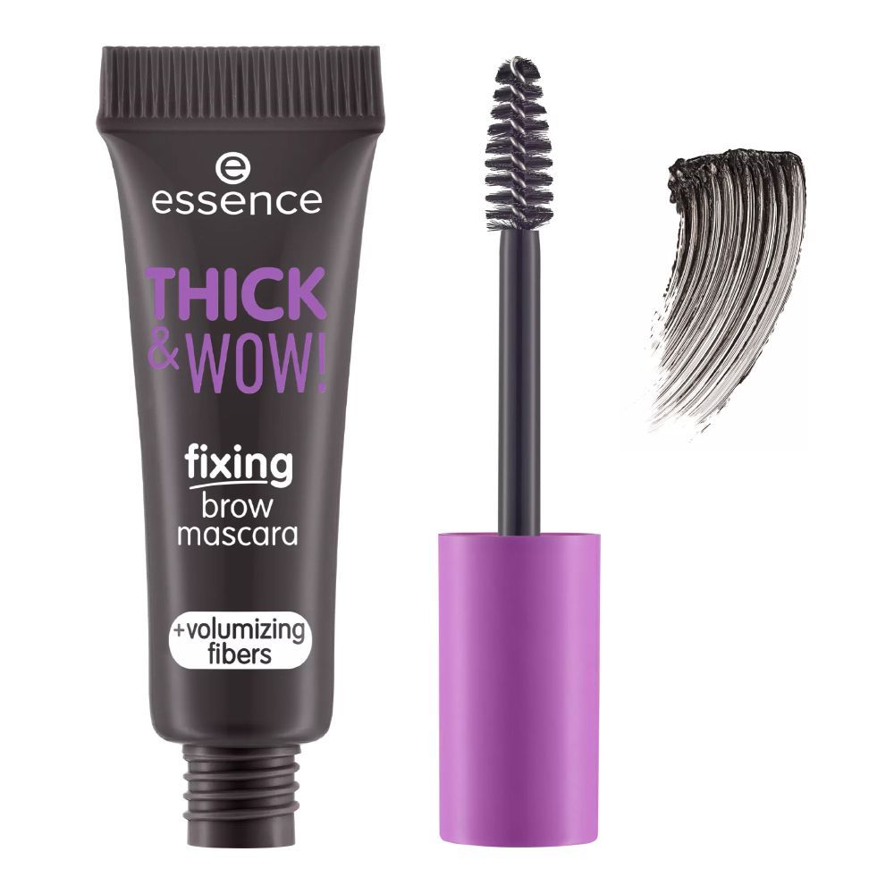 Essence Thick & Wow! Fixing Brow Mascara, 04, Espresso Brown