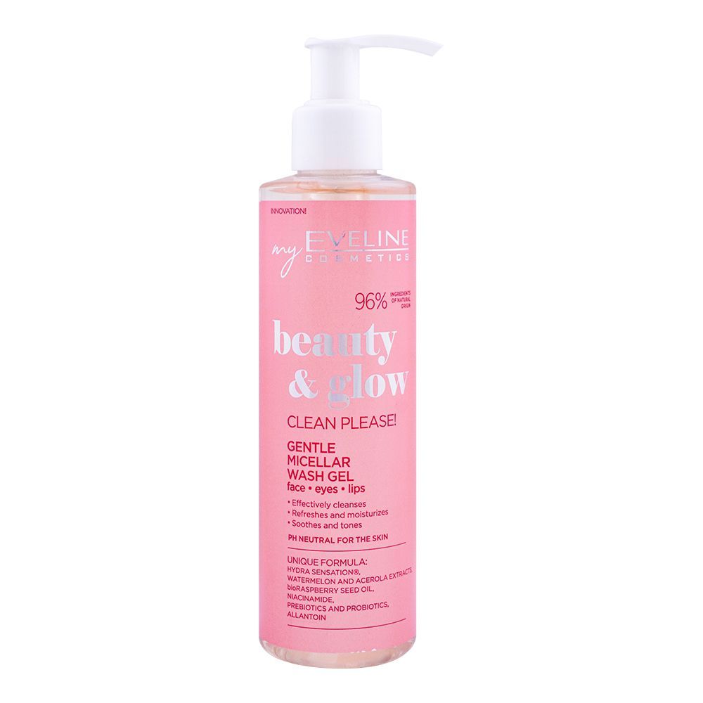 Eveline Beauty & Glow Clean Please! Gentle Micellar Wash Gel, 200ml