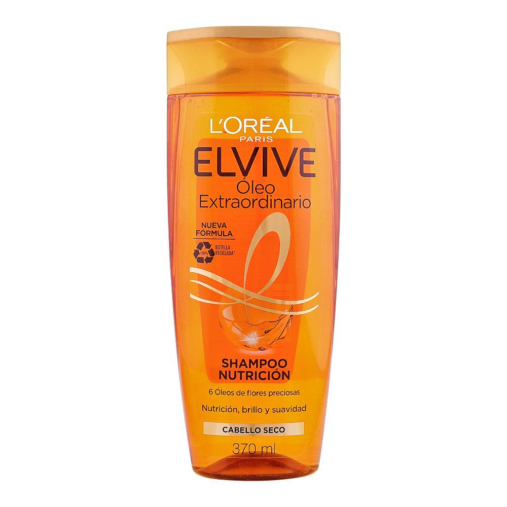 L'Oreal Paris Elvive Extra Ordinary Nutrition Shampoo, For Dry Hair, 370ml