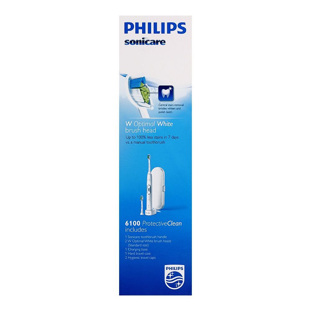 Purchase Philips Sonicare 6100 Rechargeable Sonic Toothbrush, White ...