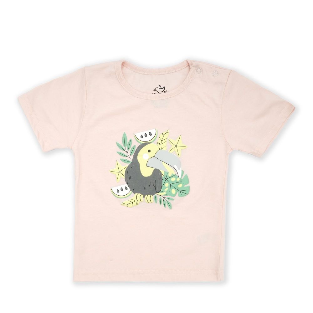The Nest Hello Summer Collection Chirp Chirp Short Sleeve Tee, 5495