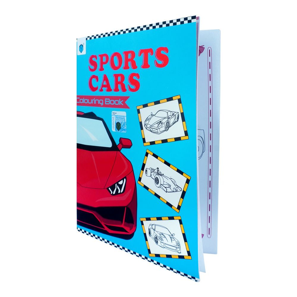 Sports Cars Coloring Book