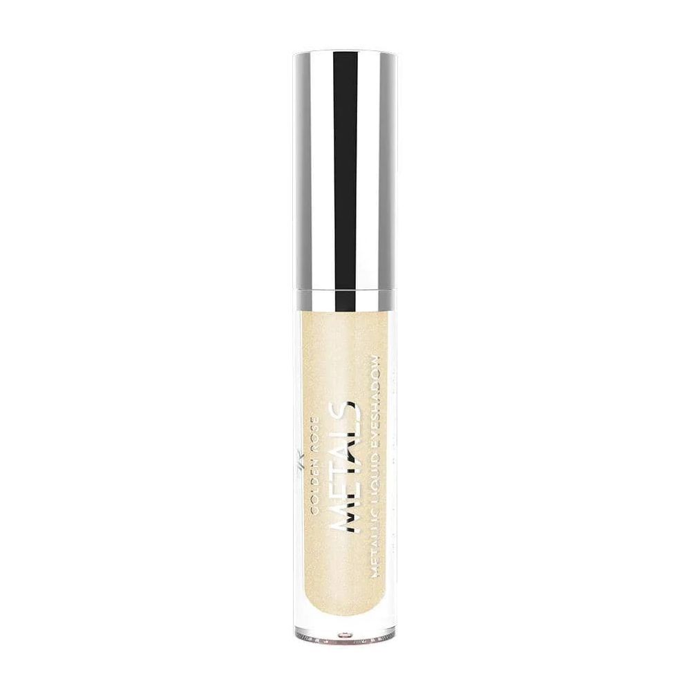 Golden Rose Metals Matte Metallic Liquid Eyeshadow, 111, Ivory