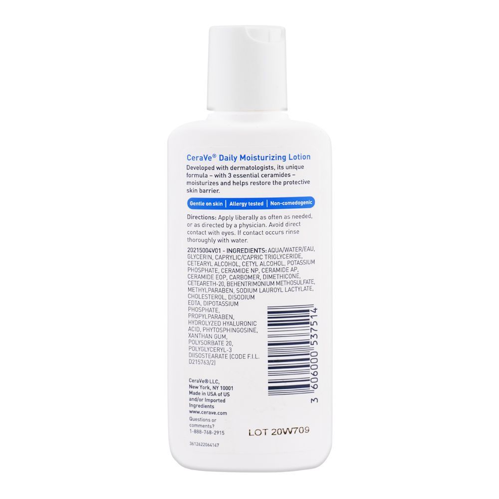 Buy Cerave Daily Moisturizing Lotion Lightweight For Normal To Dry Skin 87ml Online At Best 0376