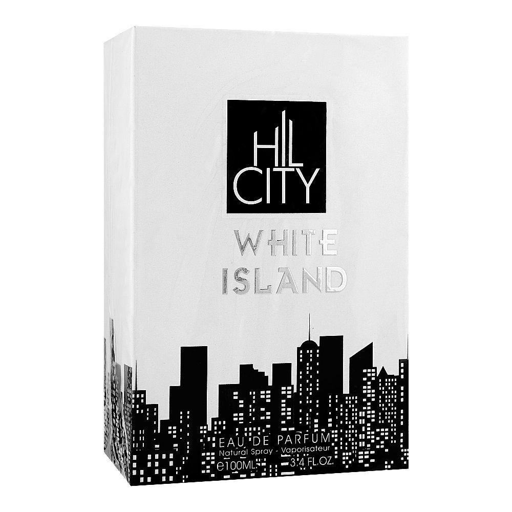 Hill City White Island Eau De Parfum, For Men, 100ml