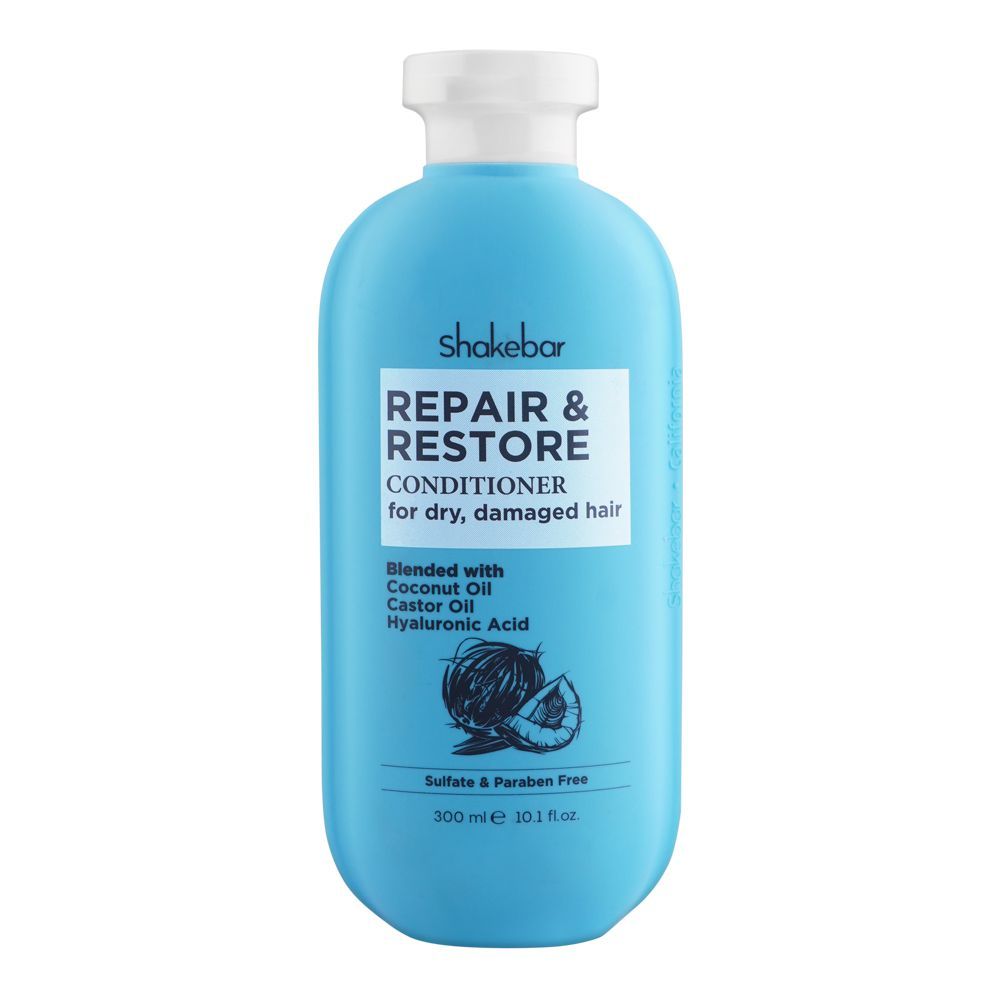 Shakebar Repair & Restore Sulfate & Paraben Free Conditioner, For Dry, Damaged Hair, 300ml