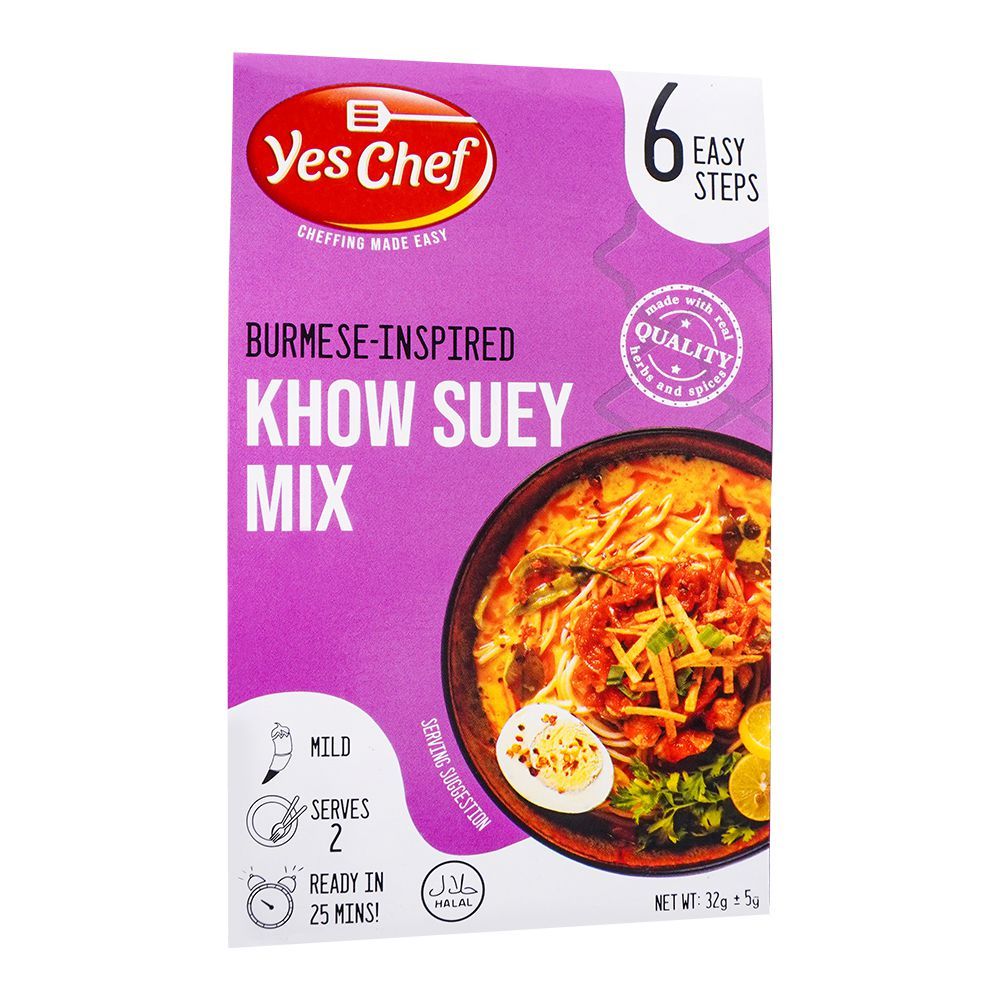 Yes Chef Khow Suey Mix 6 Steps, 32g + 5g