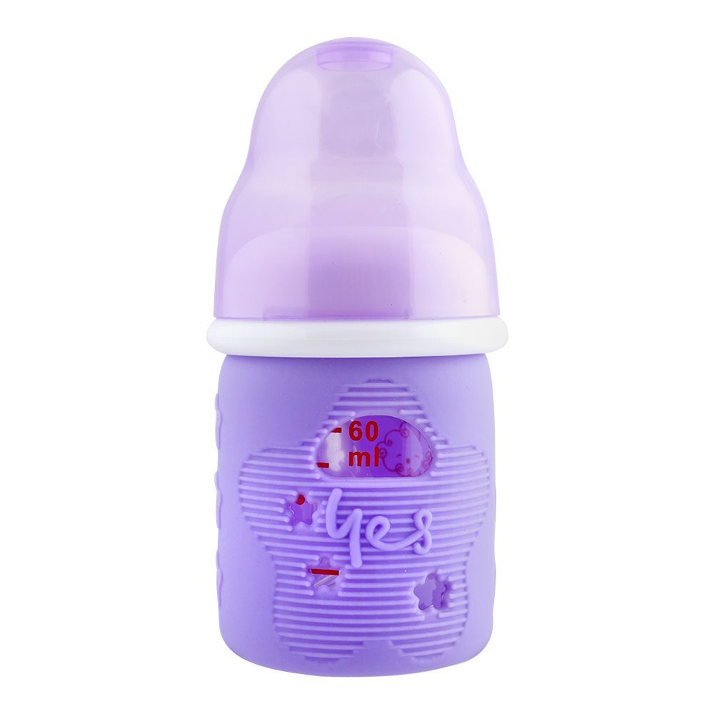 Yes Glass Bottle 60ml, Purple, Sh-724