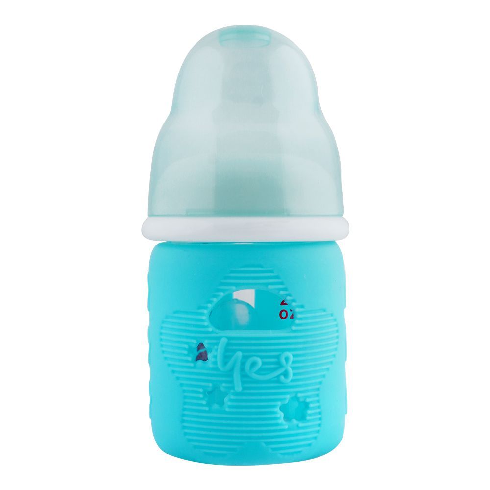 Yes Glass Bottle 60ml, Aqua, Sh-724