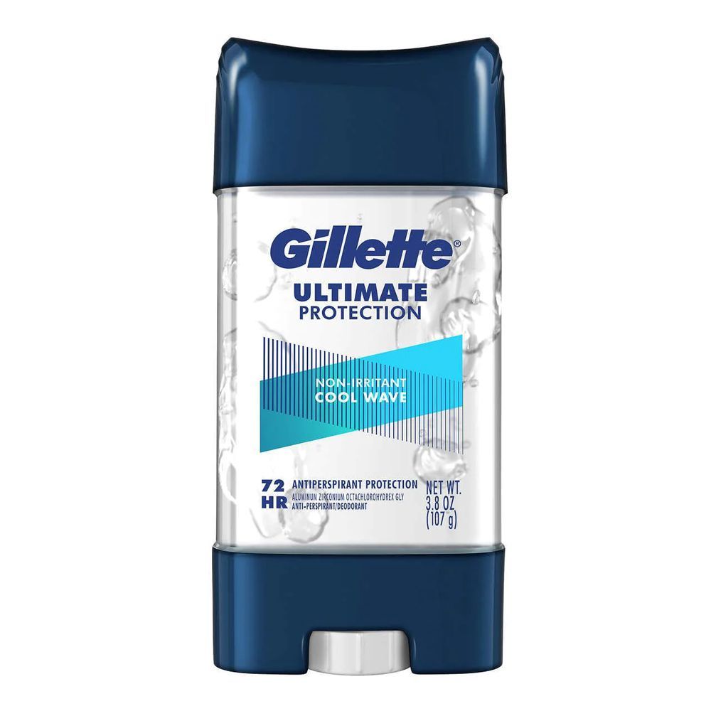 Gillette Ultimate Protection Non-Irritant Cool Wave Gel, For Men, 107g