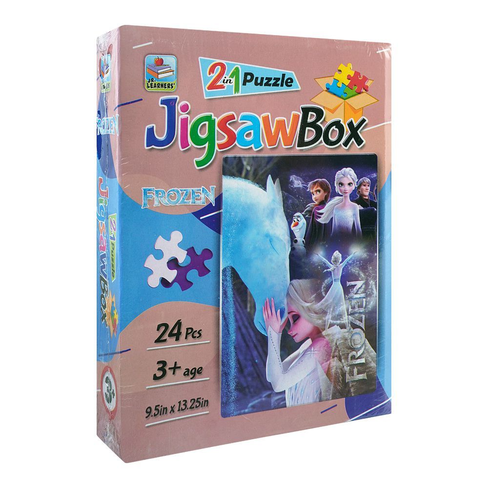 Jr. Learners Jigsaw Puzzle Box 2-In-1 Frozen, For 3+ Years, 444-8307