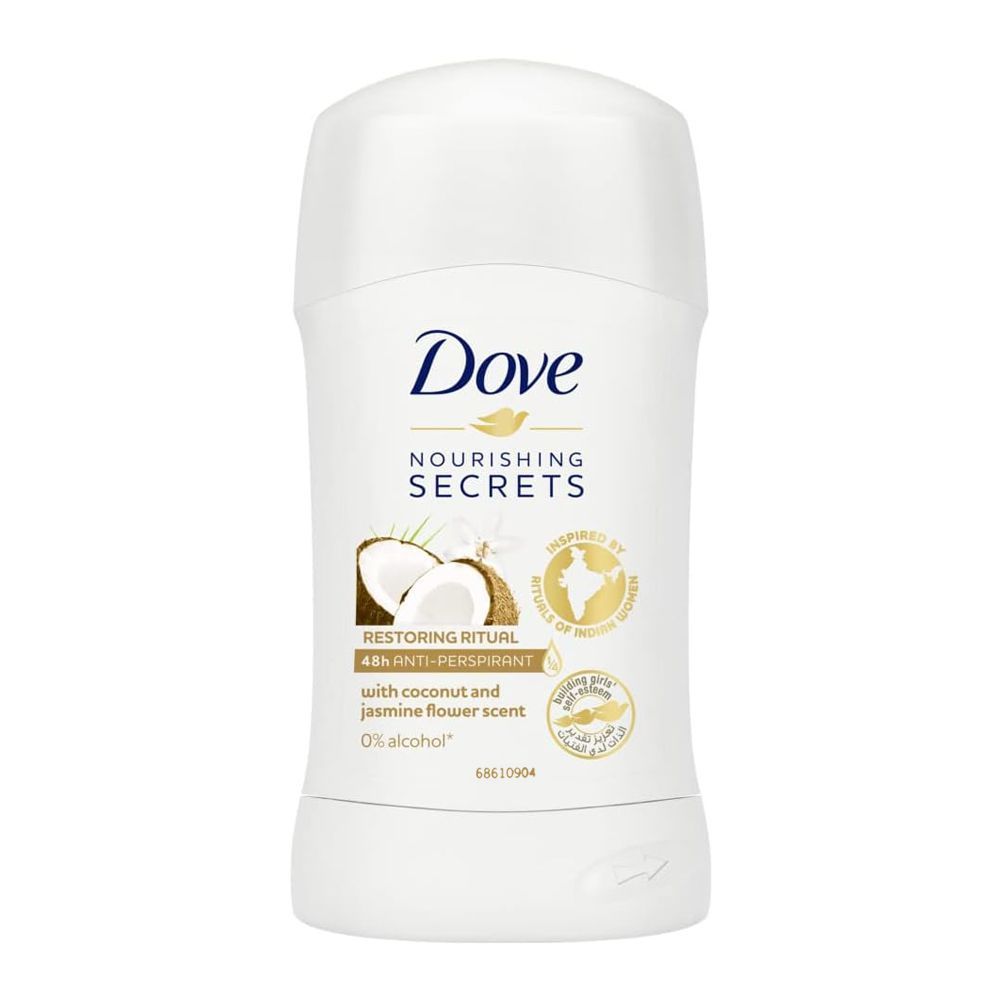 Dove Nourishing Secrets Restoring Ritual 48H Anti-Perspirant Deodorant Stick, For Women, 40g