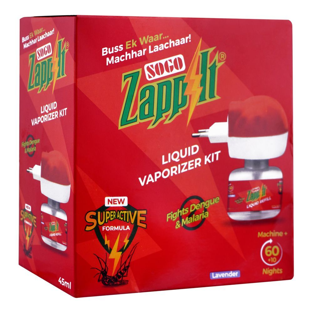 SOGO Zapp-It Liquid Vaporizer Kit, Lavender, 45ml