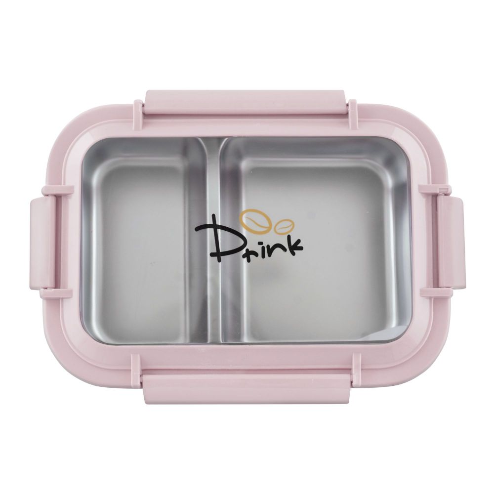 UBS Stainless Steel Lunch Box, Pink, 8589