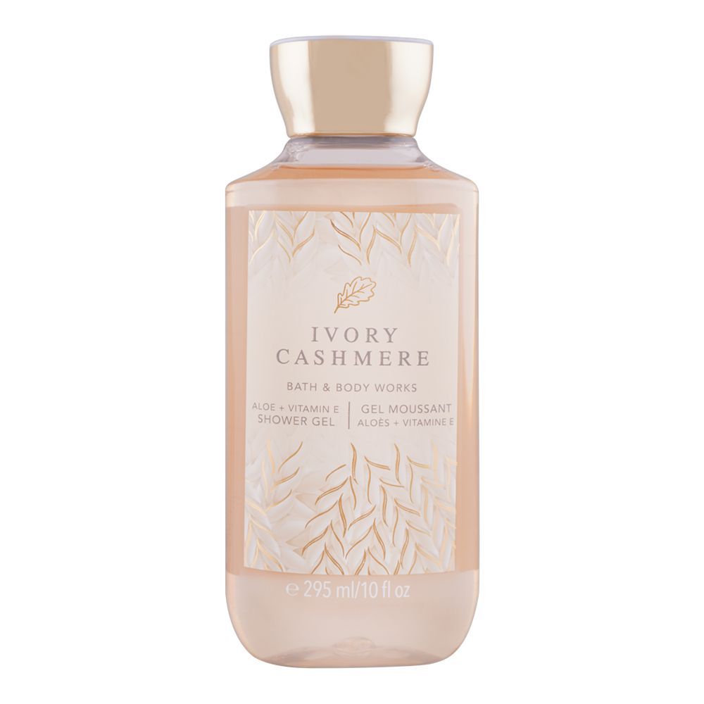 Bath & Body Works Ivory Cashmere Aloe + Vitamin E Shower Gel, 295ml