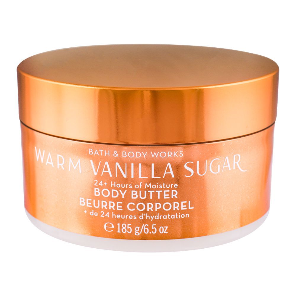 Bath & Body Works Warm Vanilla Sugar 24+ Hours Moisture Body Butter, 185g