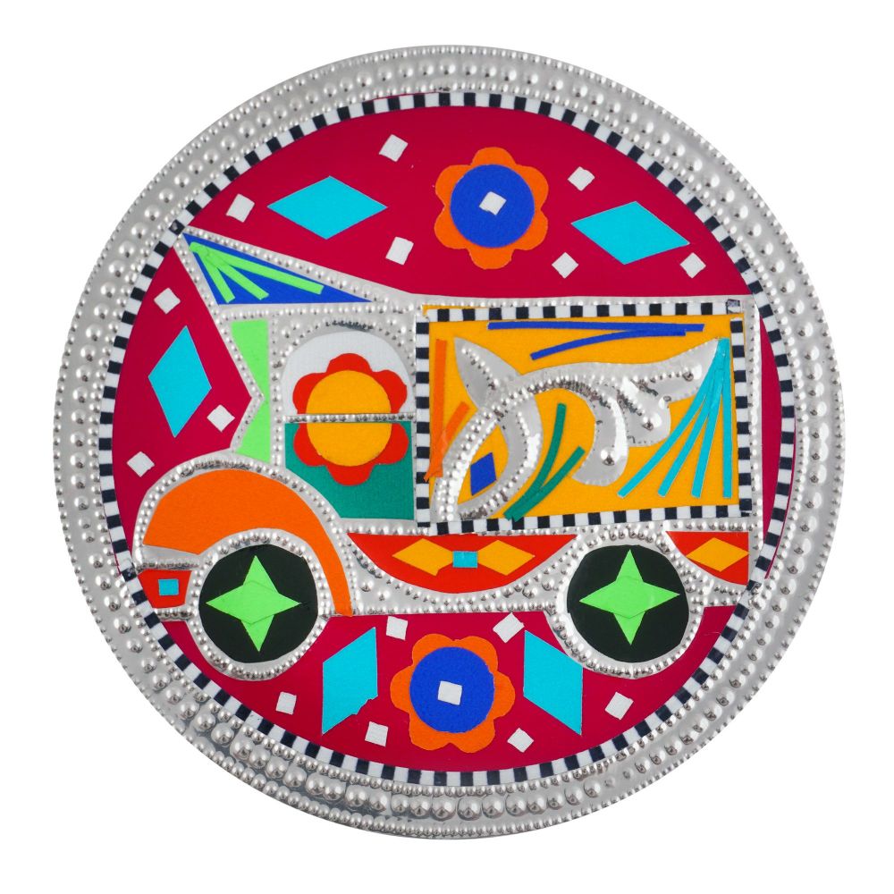 Star Shine Truck Art Truck Metal Coasters