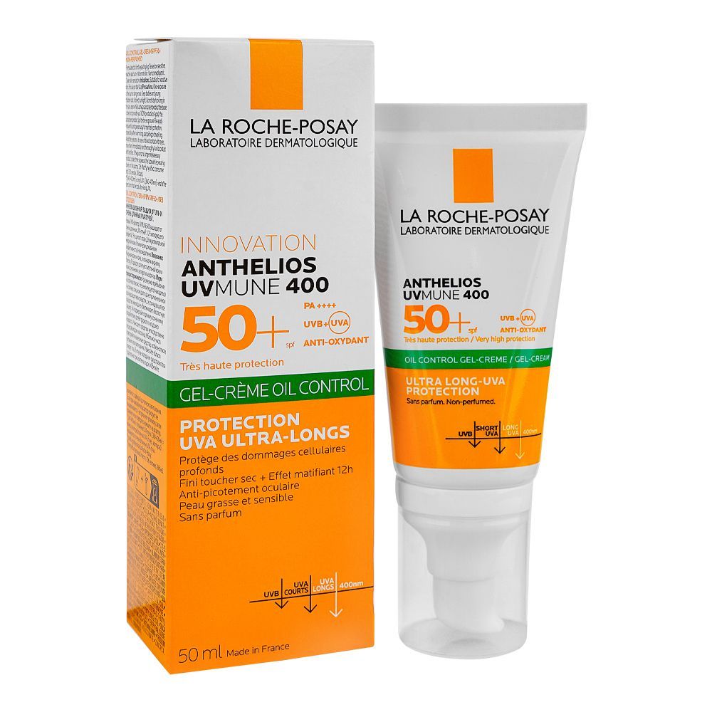 La Roche-Posay Anthelios Uvmune 400 SPF-50+ Oil Control Gel Cream, 50ml