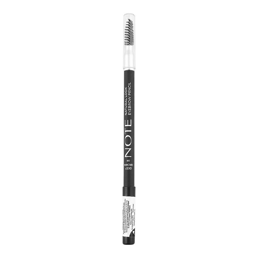 J. Note Natural Look Eyebrow Pencil, 04, Deep Brown