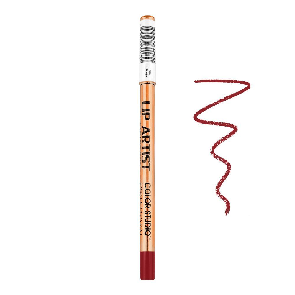 Color Studio Lip Artist Stay On Lip Liner Pencil, 106, Rouge